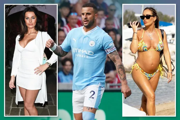 Vụ ngoại tình chấn động thế giới: Thủ quân Man City có 2 con riêng giữa lúc vợ mang thai lần thứ 4 TM comp Walker 1