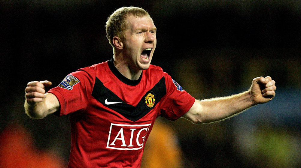 Đố vui: Chỉ fan cứng của MU mới kể tên được hết những huyền thoại này 2 paul scholes manchester united 2010 torjubel jubel 1592814986 41941 1