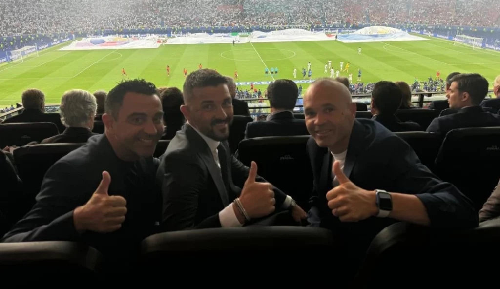 Dàn khách VIP trên khán đài chứng kiến chiến công lịch sử của Tây Ban Nha kxv e1721000524627