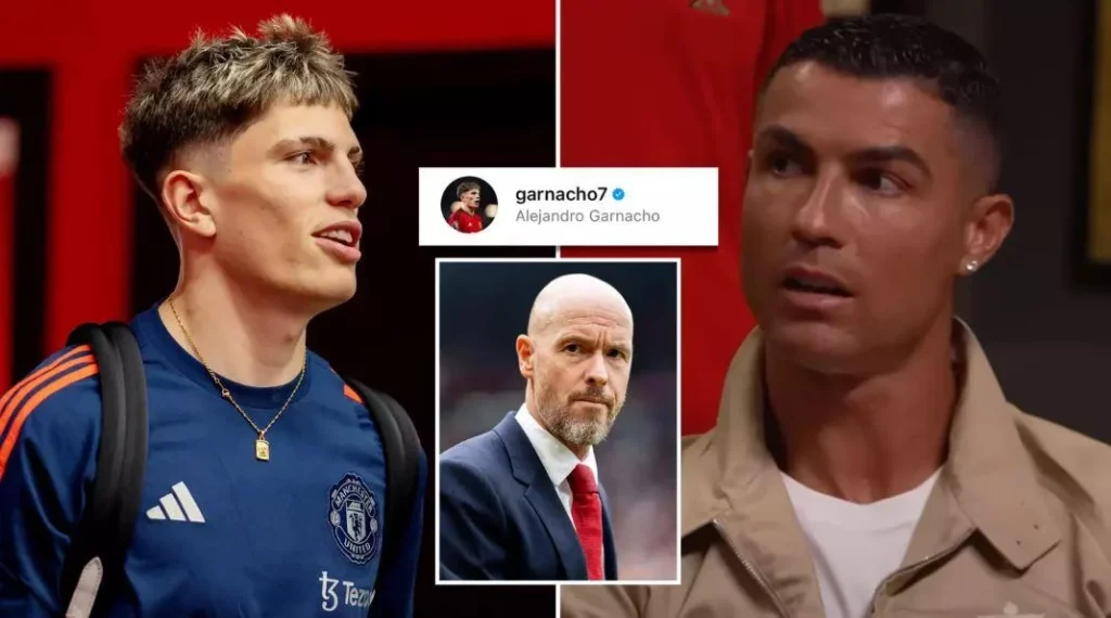 Garnacho gây tranh cãi khi ngầm “ủng hộ” Ronaldo nói xấu Ten Hag 66e1a5c9a27b9