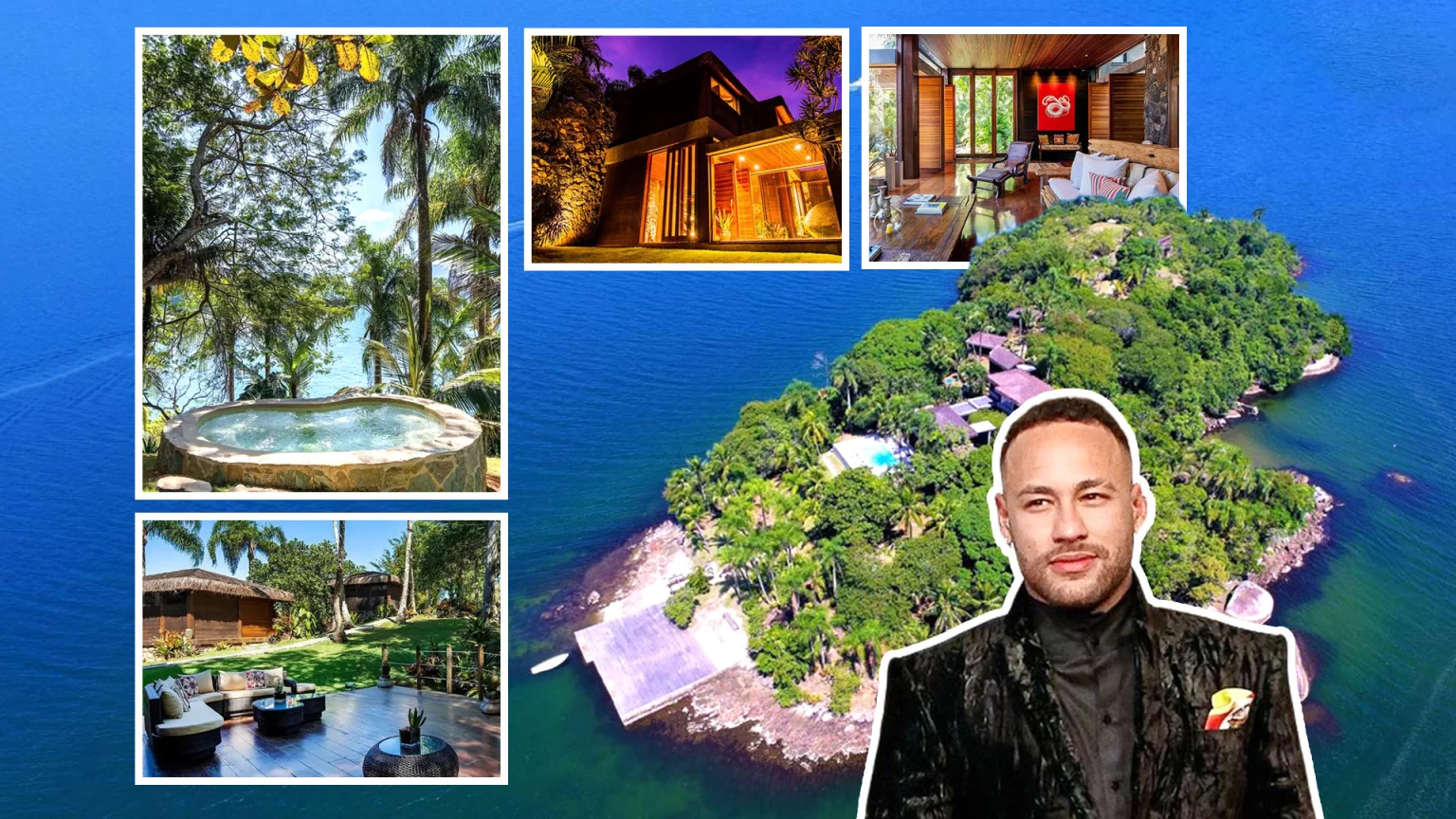 Chán bóng đá, Neymar ‘vung tiền’ mua hẳn hòn đảo riêng RAS OFF PLATFORM NEYMAR ISLAND