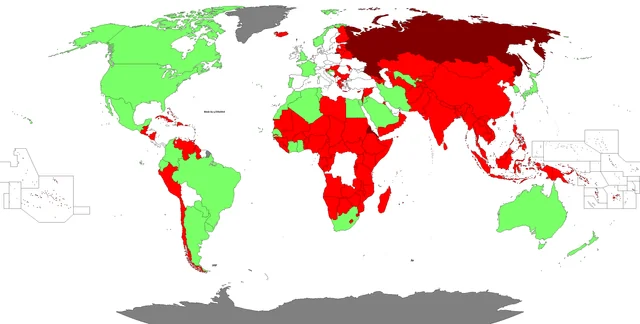 Cục diện vòng loại World Cup 2026 ở các châu lục map of countries qualified and eliminated for the 2026 v0 wgb5r7eh2p1g1